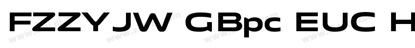 FZZYJW GBpc EUC H GB字体转换